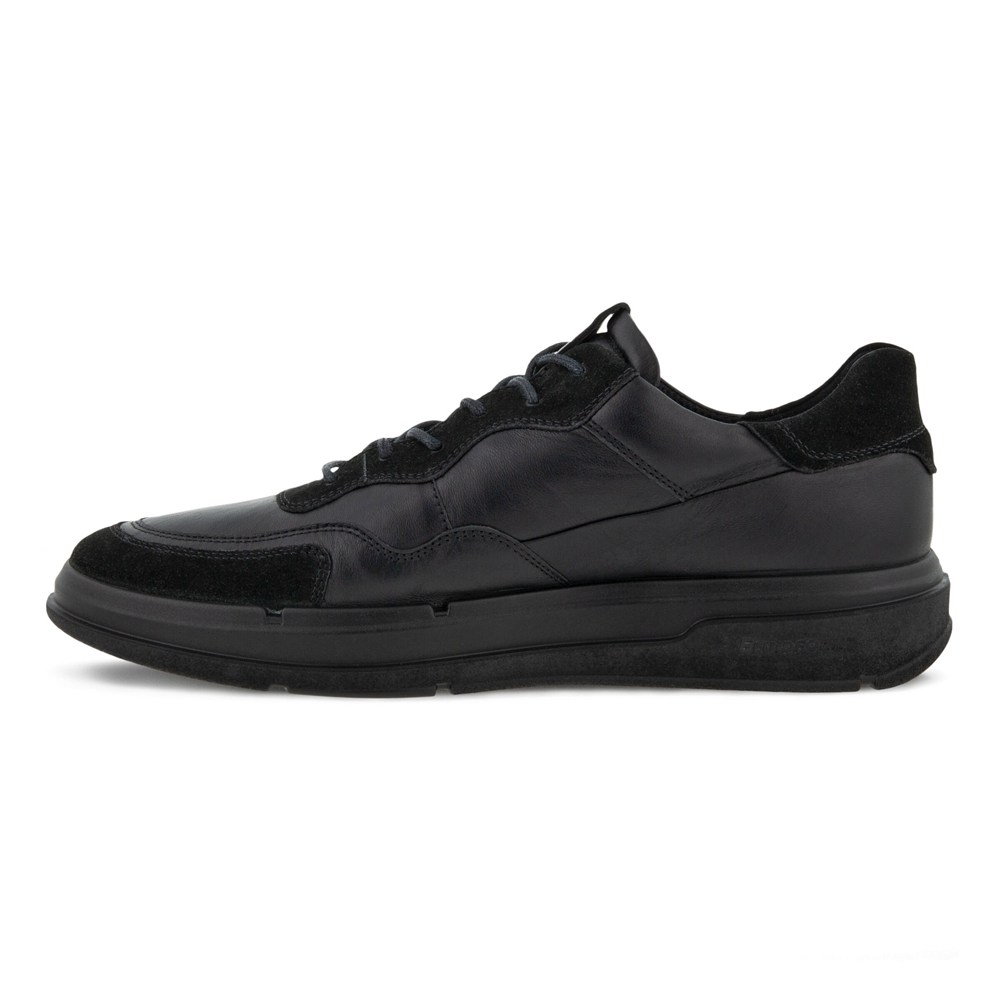 ECCO Mens Sneakers Black - Soft X - RWO-186237